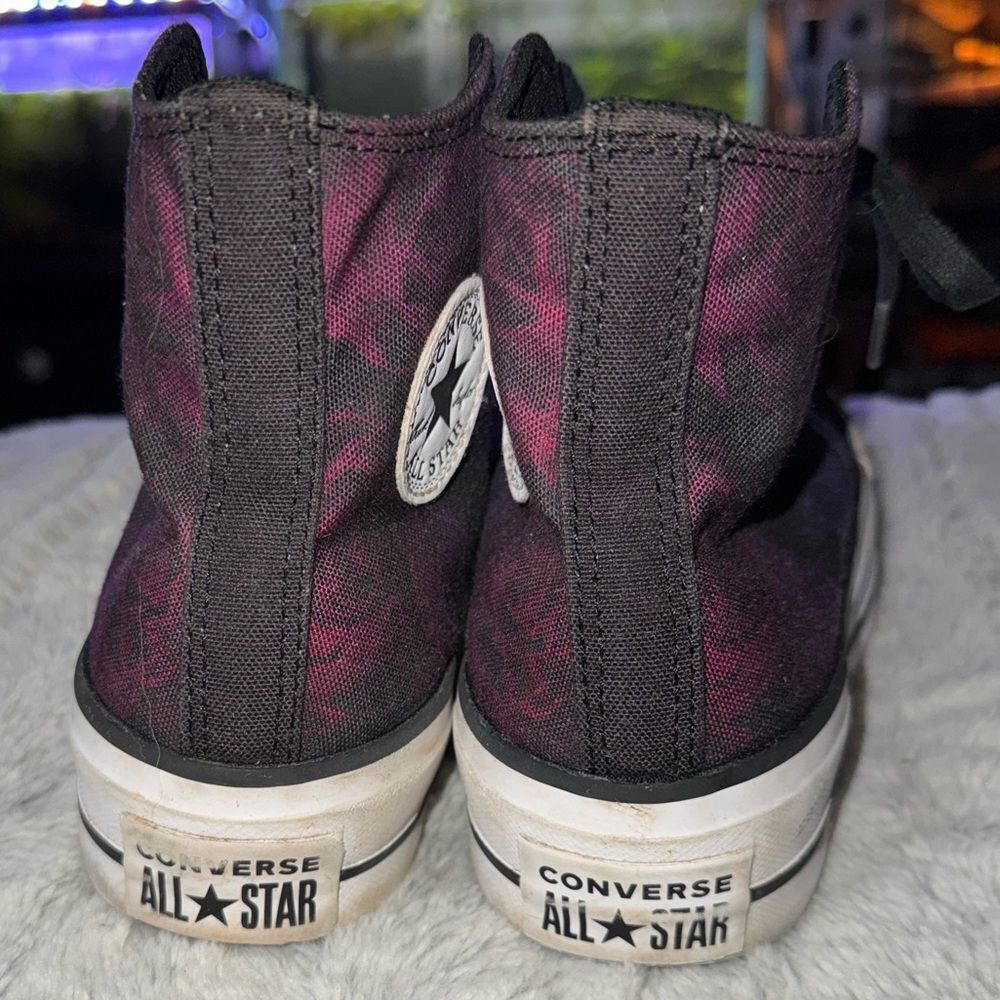 Converse Chuck Taylor All Star Hi Lift platform floral design sneakers Size 5 - Picture 6 of 9